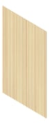 3D Presentation Image of Panel Decorative Laminex Architectural Batten40 BlackShadowline ClassicOak