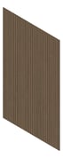 3D Presentation Image of Panel Decorative Laminex Architectural Batten40 BlackShadowline SpottedGumTrueScale