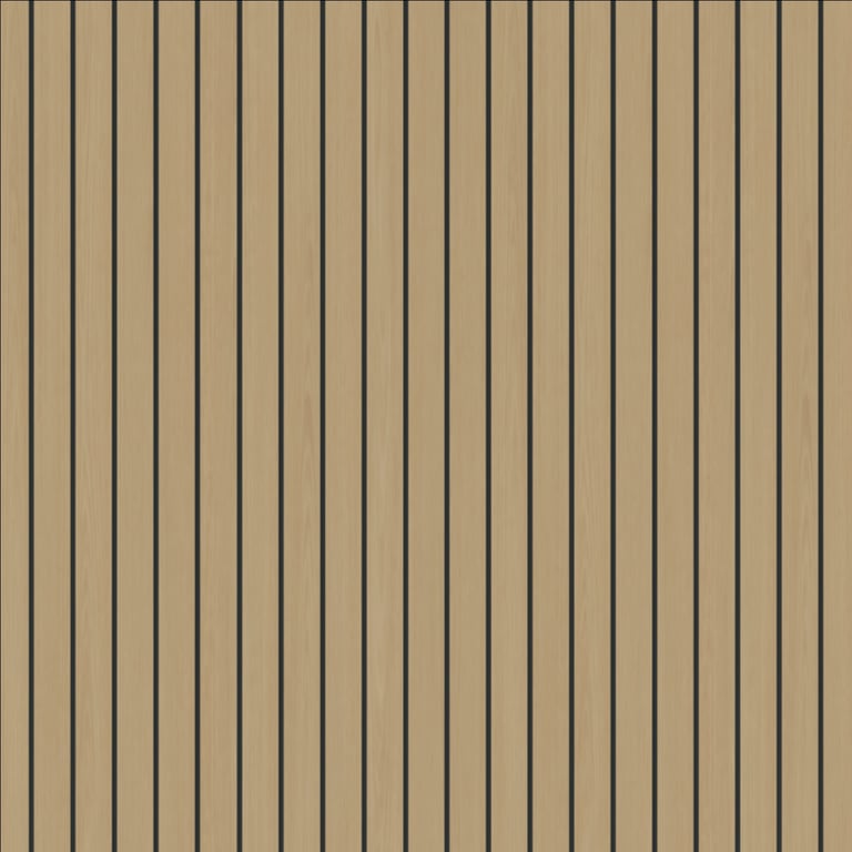Panel Decorative Laminex Architectural Batten40 BlackShadowline TasmanianOakTrueScale