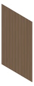3D Presentation Image of Panel Decorative Laminex Architectural Batten60 BlackShadowline BlackbuttTrueScale