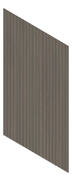 3D Presentation Image of Panel Decorative Laminex Architectural Batten60 BlackShadowline BlackenedLegno