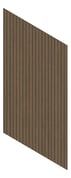 3D Presentation Image of Panel Decorative Laminex Architectural Batten60 BlackShadowline SpottedGumTrueScale