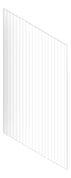 3D Documentation Image of Panel Decorative Laminex Architectural Batten60 BlackShadowline TasmanianOakTrueScale