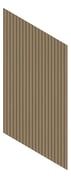 3D Presentation Image of Panel Decorative Laminex Architectural Batten60 BlackShadowline TasmanianOakTrueScale