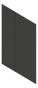 3D Presentation Image of Panel Decorative Laminex Architectural ClassicFlat BlackShadowline BlackenedLegno