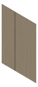 3D Presentation Image of Panel Decorative Laminex Architectural ClassicFlat BlackShadowline ClassicOak