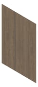 3D Presentation Image of Panel Decorative Laminex Architectural ClassicFlat BlackShadowline PlankedUrbanOak