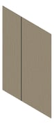 3D Presentation Image of Panel Decorative Laminex Architectural ClassicFlat BlackShadowline RawBirchPly