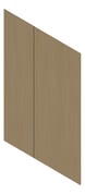 3D Presentation Image of Panel Decorative Laminex Architectural ClassicFlat BlackShadowline TasmanianOakTrueScale
