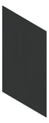 3D Presentation Image of Panel Decorative Laminex Architectural VGroove100 BlackShadowline Black