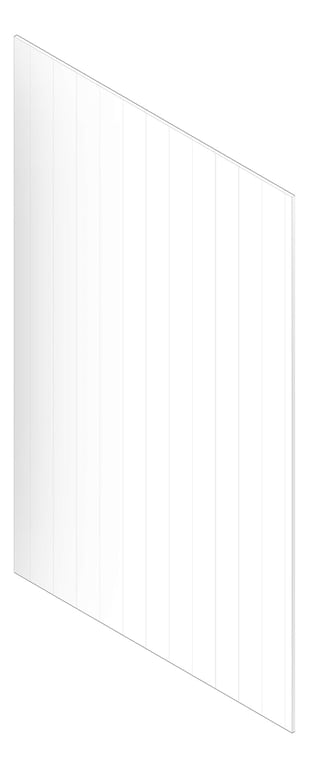 3D Documentation Image of Panel Decorative Laminex Architectural VGroove100 BlackShadowline BlackenedLegno
