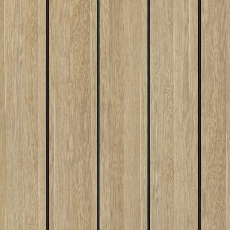 Image of Panel Decorative Laminex Architectural VGroove100 BlackShadowline ClassicOak