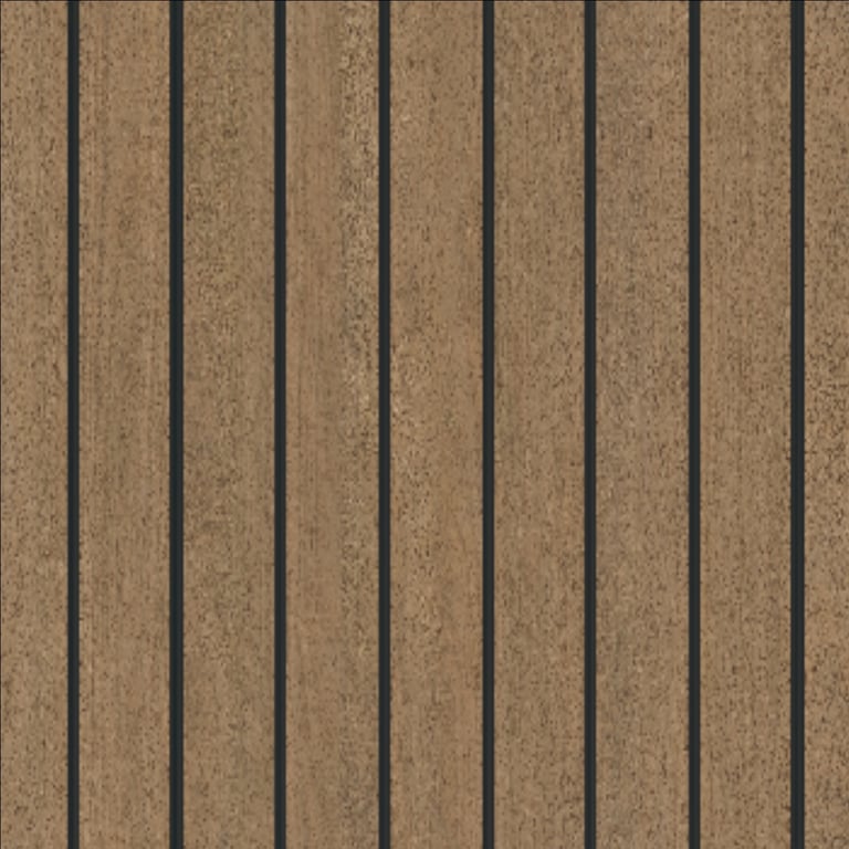 Image of Panel Decorative Laminex Architectural VGroove100 BlackShadowline SpottedGumTrueScale