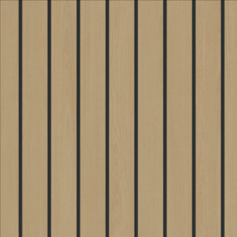 Navigate to Panel Decorative Laminex Architectural VGroove100 BlackShadowline TasmanianOakTrueScale