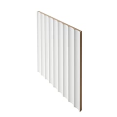 Surround_eComm_Top Angle_Scallop 45.jpg Image of Panel Decorative Laminex Surround Scallop45 NaturalWhite