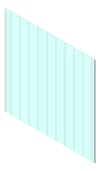 3D Presentation Image of Panel Decorative Laminex Surround Batten100 Harmonious