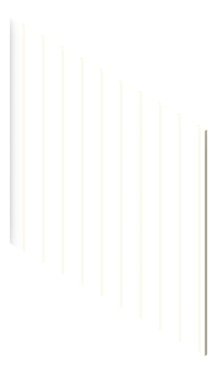 3D Presentation Image of Panel Decorative Laminex Surround Batten100 HogBristleHalf