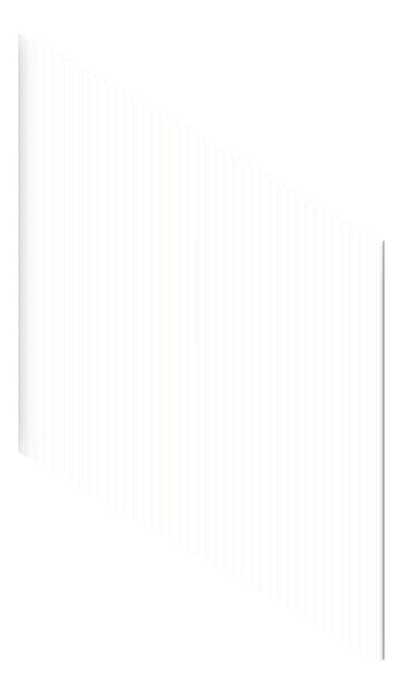 3D Presentation Image of Panel Decorative Laminex Surround Batten25 NaturalWhite