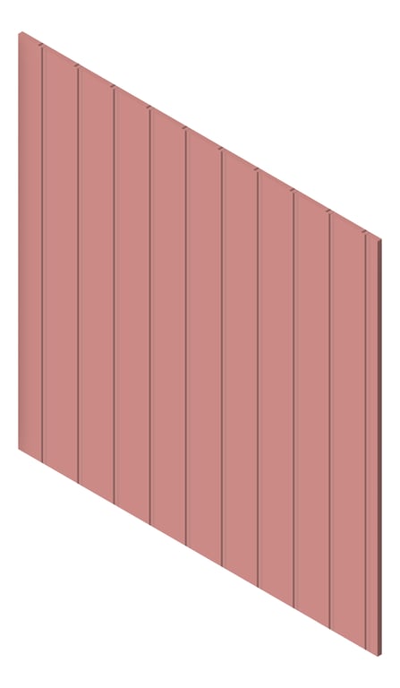 3D Presentation Image of Panel Decorative Laminex Surround ClassicVJ100 TerraRose