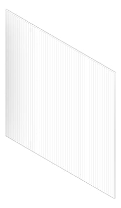 3D Documentation Image of Panel Decorative Laminex Surround DemiRound20 HogBristleHalf