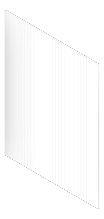 3D Documentation Image of Panel Decorative Laminex Surround FrenchStripe30 NewPenny