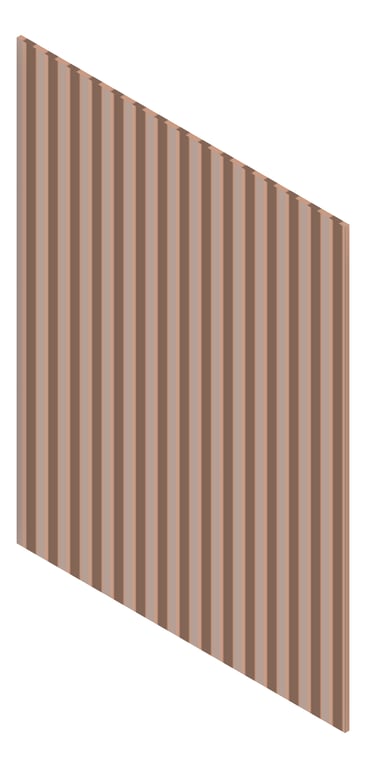 3D Presentation Image of Panel Decorative Laminex Surround FrenchStripe30 NewPenny