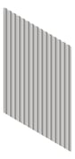 3D Presentation Image of Panel Decorative Laminex Surround FrenchStripe30 Silkwort