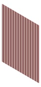 3D Presentation Image of Panel Decorative Laminex Surround FrenchStripe30 TerraRose