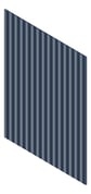 3D Presentation Image of Panel Decorative Laminex Surround FrenchStripe30 WinterSea