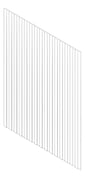3D Documentation Image of Panel Decorative Laminex Surround FrenchStripe30