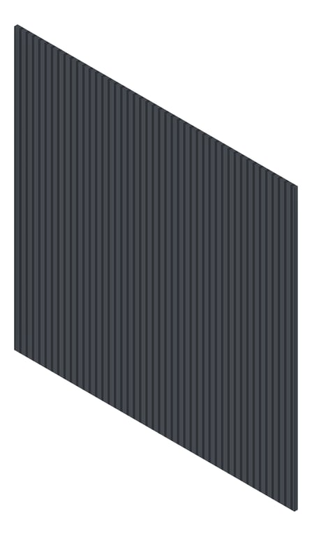 3D Presentation Image of Panel Decorative Laminex Surround Scallop22.5 Maximus