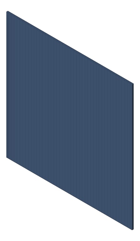 3D Shaded Image of Panel Decorative Laminex Surround Scallop22.5 WinterSea