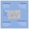 LG-NS512001-WEB-MKT Image of Outlet Power LegrandAU Inspyra Smart Hor Double 10A