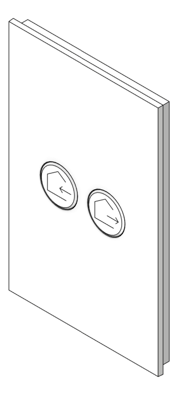 Switch 1Gang2Button LegrandAU Inspyra Smart Wireless ClipIn Master