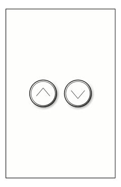 Front Image of Switch 1Gang2Button LegrandAU Inspyra Smart Wireless ClipIn ShutterBlinds