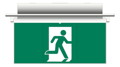 Front Image of Lighting Recessed LegrandAU Emergency LEDExit E2Edgelight