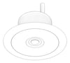 3D Documentation Image of Lighting Recessed LegrandAU Emergency LEDSatellite D50