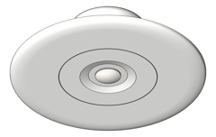 3D Shaded Image of Lighting Recessed LegrandAU Emergency LEDSatellite D63