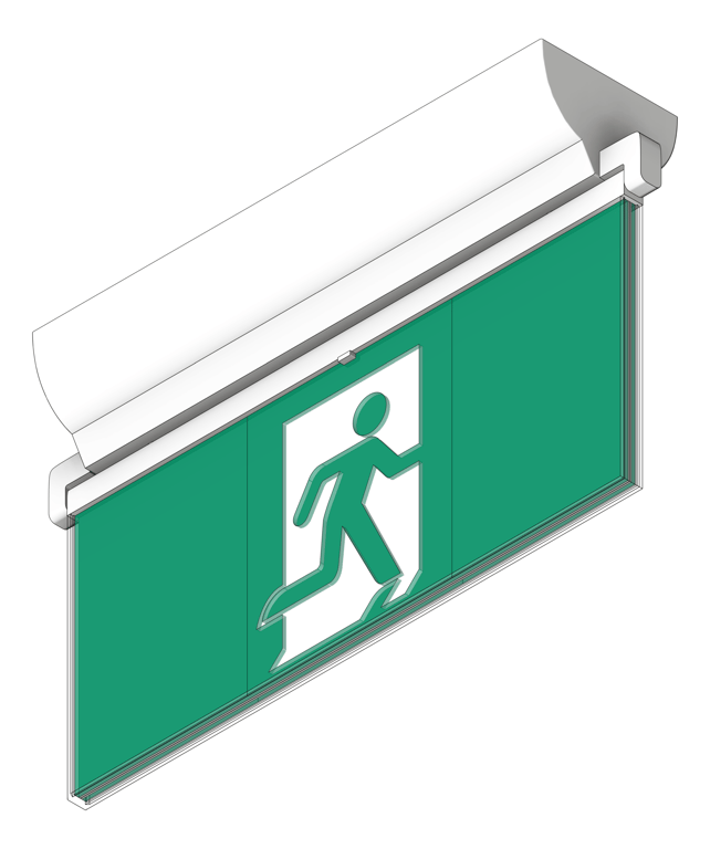 Navigate to Lighting SurfaceMount LegrandAU Emergency LEDExit E2Edgelight