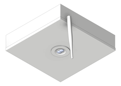 3D Shaded Image of Lighting SurfaceMount LegrandAU Emergency LEDSatellite D80