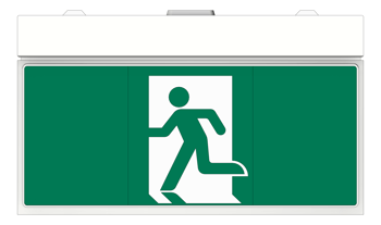 Front Image of Lighting SurfaceMount LegrandAU Emergency LEDSlideConnectExit G2