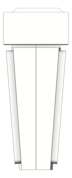 Left Image of Lighting SurfaceMount LegrandAU Emergency LEDSlideConnectExit G2