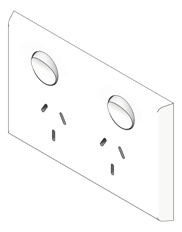 Outlet Power LegrandAU Inspyra Commercial Hor Double 15A
