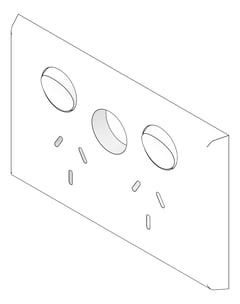 3D Documentation Image of Outlet Power LegrandAU Inspyra Commercial Hor Double ExtraFunction 10A