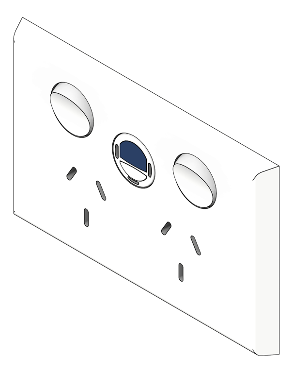 Outlet Power LegrandAU Inspyra Commercial Hor Double RCD 10A