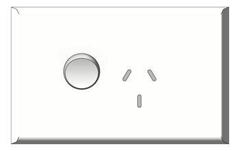 Front Image of Outlet Power LegrandAU Inspyra Commercial Hor Single 10A