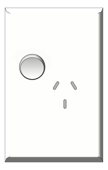 Front Image of Outlet Power LegrandAU Inspyra Commercial Vert Single 15A