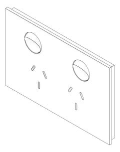 3D Documentation Image of Outlet Power LegrandAU Inspyra Hor Double 10A