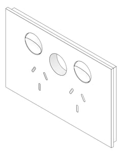 3D Documentation Image of Outlet Power LegrandAU Inspyra Hor Double ExtraFunction 10A