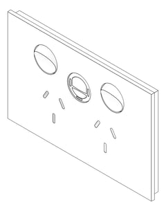 3D Documentation Image of Outlet Power LegrandAU Inspyra Hor Double RCD 10A